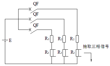 用(yòng)光(guāng)線示波器(qì)進行(xíng)三相(xiàng)時(shí)間(jiān)測量接線圖