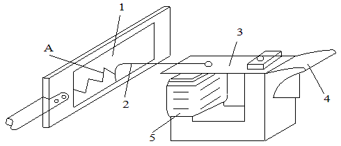 電(diàn)磁振蕩器(qì)測速原理(lǐ)示意圖