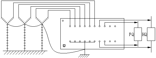 少(shǎo)油斷路(lù)器(qì)測試接線示意圖