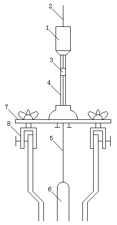 少(shǎo)油斷路(lù)器(qì)測速傳感器(qì)安裝示意圖