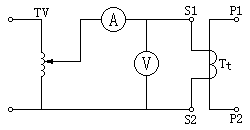 電(diàn)流互感器(qì)伏安特性測量接線圖