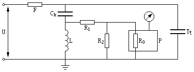 電(diàn)壓互感器(qì)無線電(diàn)幹擾試驗接線圖