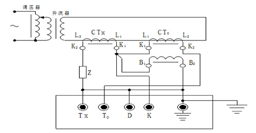 智能(néng)型互感器(qì)校(xiào)驗儀的(de)雙級電(diàn)流互感器(qì)校(xiào)電(diàn)流互感器(qì)